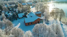 Zimowe Mazury nad jeziorem Święcajty w Ogonkach, listopad 2023 r. - zdjęcie 41