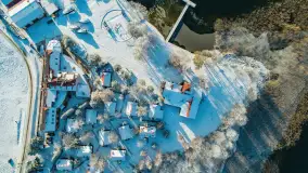 Zimowe Mazury nad jeziorem Święcajty w Ogonkach, listopad 2023 r. - zdjęcie 35