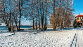 Mazurska biała jesień w porcie Ognisty Ptak, listopad 2023 r. - zdjęcie 30