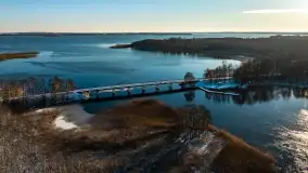 Most Sztynorcki, jeziora Dargin i Kirsajty w zimowej odsłonie, listopad 2023 r. - zdjęcie 19