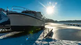 Port w Sztynorcie w zimowej odsłonie pod koniec listopada 2023 r. - zdjęcie 21