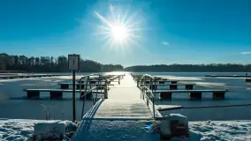 Port w Sztynorcie w zimowej odsłonie pod koniec listopada 2023 r. - zdjęcie 6