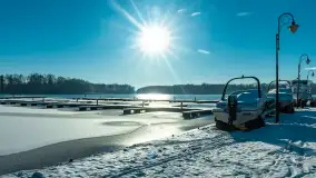 Port w Sztynorcie w zimowej odsłonie pod koniec listopada 2023 r. - zdjęcie 3