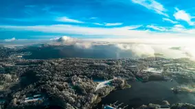 Jeszcze raz zima z drona nad Kisajnem i Święcajtami, listopad 2023 r. - zdjęcie 37