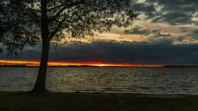 Cieniutki... zachód słońca nad jeziorem Dargin, listopad 2023 - zdjęcie 14