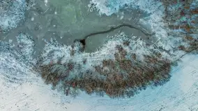 Wschód słońca w okolicach wsi Podlasie, grudzień 2023 r. - zdjęcie 37