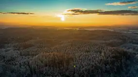 Wschód słońca w okolicach wsi Podlasie, grudzień 2023 r. - zdjęcie 26