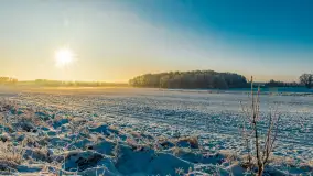 Zimowy poranek w okolicach Wopławek k/Kętrzyna - zdjęcie 2