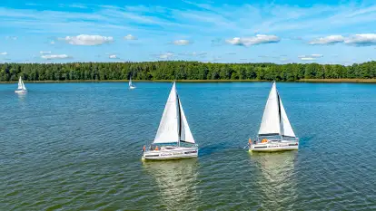 Regaty Enea Cup, jezioro Ryńskie, wrzesień 2023 r.