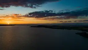 Zapomniany zachód słońca w Pierkunowie z drona, lipiec 2020 r. - zdjęcie 12