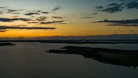 Zapomniany zachód słońca w Pierkunowie z drona, lipiec 2020 r. - zdjęcie 7