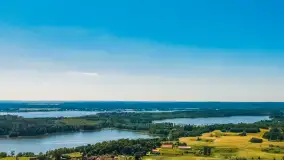 Zdjęcia Mazur z lotu ptaka na różnych ujęciach, sezon 2022 r. - zdjęcie 27