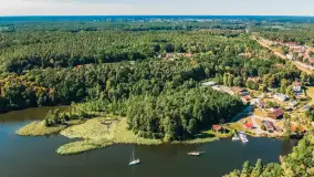 Zdjęcia Mazur z lotu ptaka na różnych ujęciach, sezon 2022 r. - zdjęcie 30