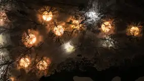 Zimowy Kętrzyn w nocy, styczeń 2024 r. - zdjęcie 12