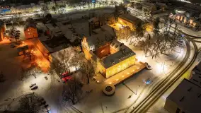 Zimowy Kętrzyn w nocy, styczeń 2024 r. - zdjęcie 47