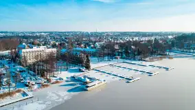 Zimowa wersja Kisajna, porty w zatoce Tracz, styczeń 2024 r. - zdjęcie 12