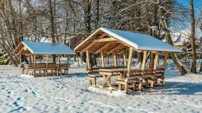 Zimowo i przed zachodem słońca na przystani Harsz Zdorkowo - zdjęcie 20