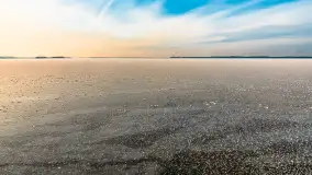 Uroki zimy nad jeziorem Dargin w porcie Dziki Harsz - zdjęcie 14