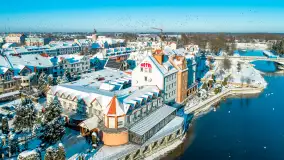 Zimowy Pisz na ujęciach z drona, styczeń 2024 r. - zdjęcie 32