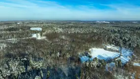Różne miejsca na Mazurach na zimowych zdjęciach z drona, styczeń 2024 r. - zdjęcie 31