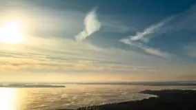 Różne miejsca na Mazurach na zimowych zdjęciach z drona, styczeń 2024 r. - zdjęcie 7