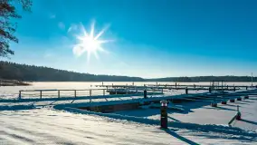 Jezioro Bełdany i Mazurski Raj w zimowej scenerii, styczeń 2024 r. - zdjęcie 51