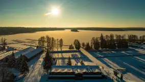 Port Korektywa w zimowej scenerii, styczeń 2024 r. - zdjęcie 1