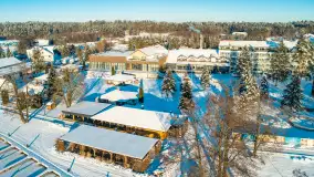 Bełdany, Piaski i Mazurski Raj z lotu ptaka, styczeń 2024 r. - zdjęcie 42