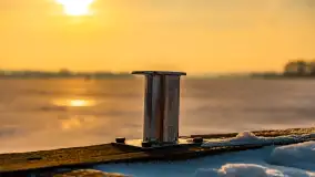 Jezioro Tajty i wieś Wrony przed zachodem słońca, styczeń 2024 r. - zdjęcie 42