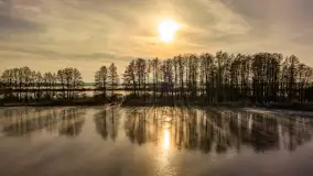 Zimowe jezioro Gołdopiwo w okolicach Przerwanek, styczeń 2024 r. - zdjęcie 28