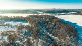 Zima nad rzeką Dajna, witajcie na bajecznych Mazurach, styczeń 2024 r. - zdjęcie 52