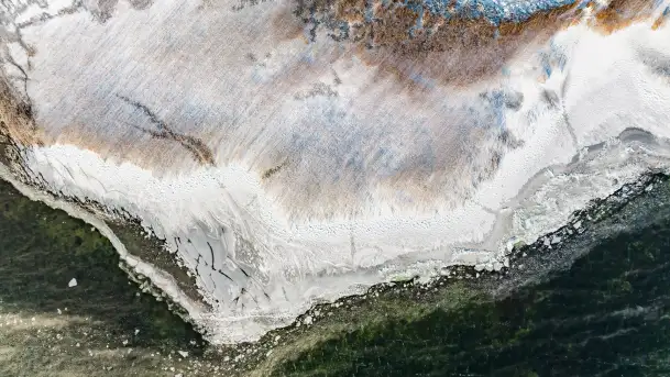 Zima nad jeziorem Dargin, styczeń 2024 r. - zdjęcie 4