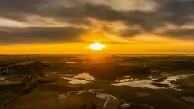 Zachód i rozlewiska przy Karolewie, luty 2024 r. - zdjęcie 19