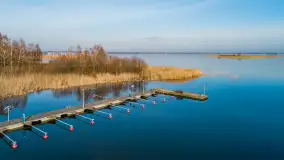 Późne popołudnie nad portami w Wilkasach, luty 2024 - zdjęcie 7