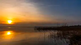 Zachód słońca nad Niegocinem, luty 2024 r. - zdjęcie 7