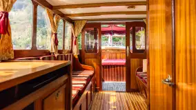 Melanie - replika parostatku, pływająca po Mazurach - zdjęcie 11