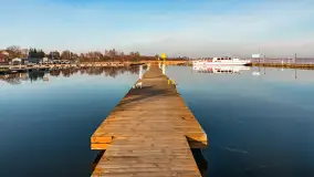 Porty w Wilkasach i jezioro Niegocin pod koniec lutego, 2024 r. - zdjęcie 5