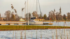 Wschód słońca nad jeziorem Kisajno, port AWF - zdjęcie 11