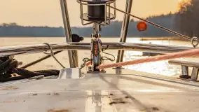 Wschód słońca nad jeziorem Kisajno, port AWF - zdjęcie 7