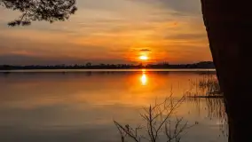 Zachód słońca nad jeziorem Tajty, marzec 2024 r. - zdjęcie 7