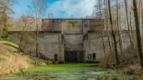 Śluza Leśniewo Górne na wiosennych ujęciach, marzec 2024 r. - zdjęcie 52