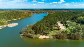 Ruciane-Nida, jezioro Nidzkie i OW Wodnik, wiosennie z drona - zdjęcie 25