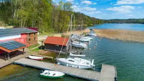 Ruciane-Nida, jezioro Nidzkie i OW Wodnik, wiosennie z drona - zdjęcie 27