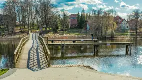 Wiosenny spacer nad jeziorem Wydmińskim, marzec 2024 r. - zdjęcie 36