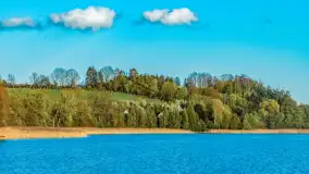 Zachód słońca nad jeziorem Salęt, kwiecień 2024 r. - zdjęcie 43