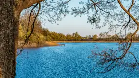 Zachód słońca nad jeziorem Salęt, kwiecień 2024 r. - zdjęcie 28