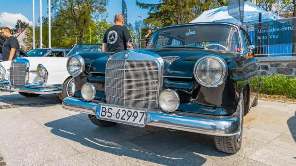 Zlot fanów Mercedesa, Giżycko, kwiecień 2024 r. - zdjęcie 9