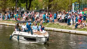 Rozpoczęcie sezonu 2024, parada jednostek pływających w Giżycku - zdjęcie 96