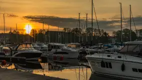 Wschód słońca w Strandzie w Giżycku, maj 2024 r. - zdjęcie 3