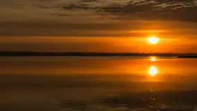 Wschód słońca nad jeziorem Niegocin, AZS Wilkasy, maj 2024 r. - zdjęcie 17